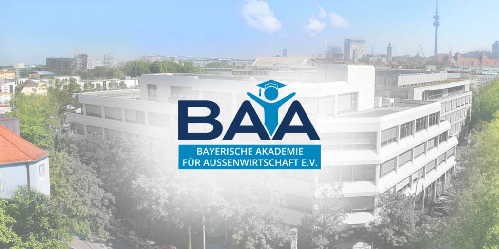 logo design branding agentur münchen bali muenchen corporated design brand baa bayerische akademie aussenwirtschaft